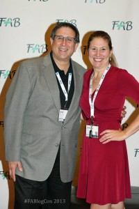 Joel Warady & Jenny Sprague#FABlogCon 2013